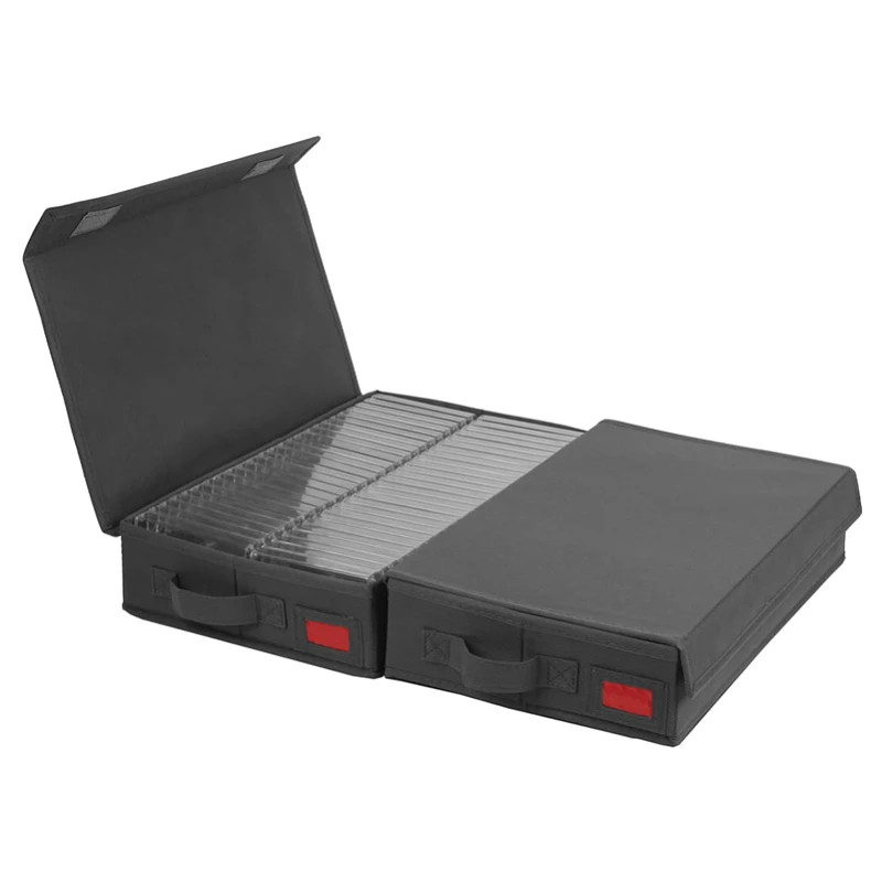 Оптовая продажа, высококачественный Штабелируемый футляр для хранения кассет, пылесборник с крышкой, держатель для аудиосистемы, 96 лент Tianze CD-гильзы