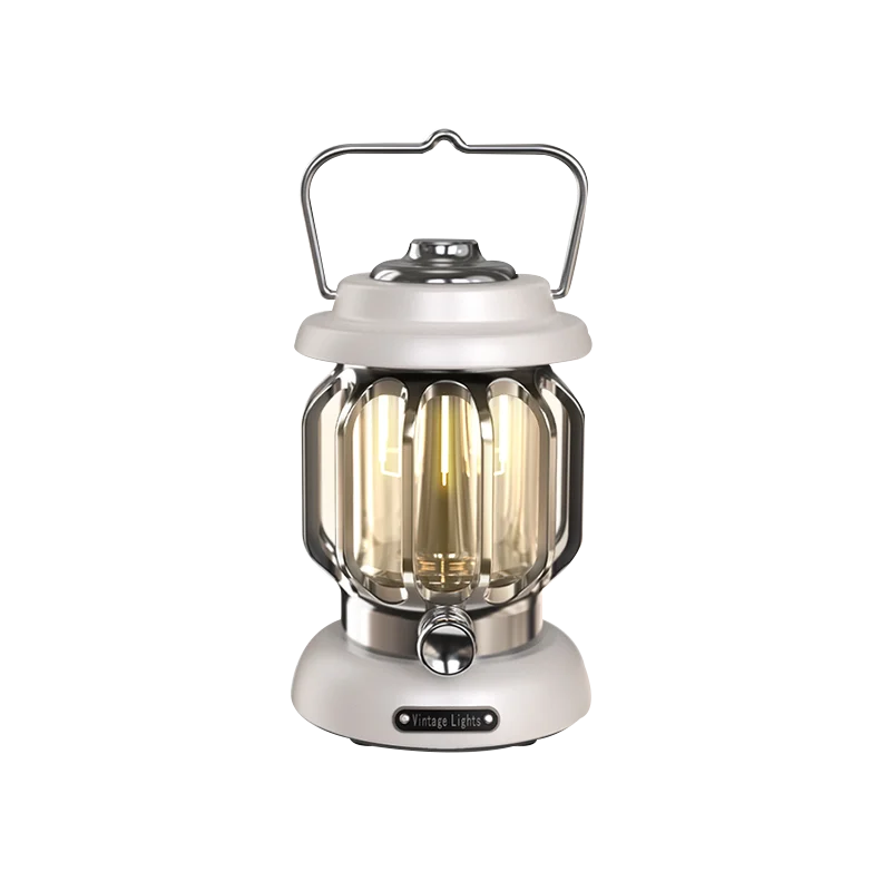 Outdoor Waterproof LED Camping Lantern Lights Lithium USB Rechargeable Stepless Adjustment Dimming Hiking Tent Lighting