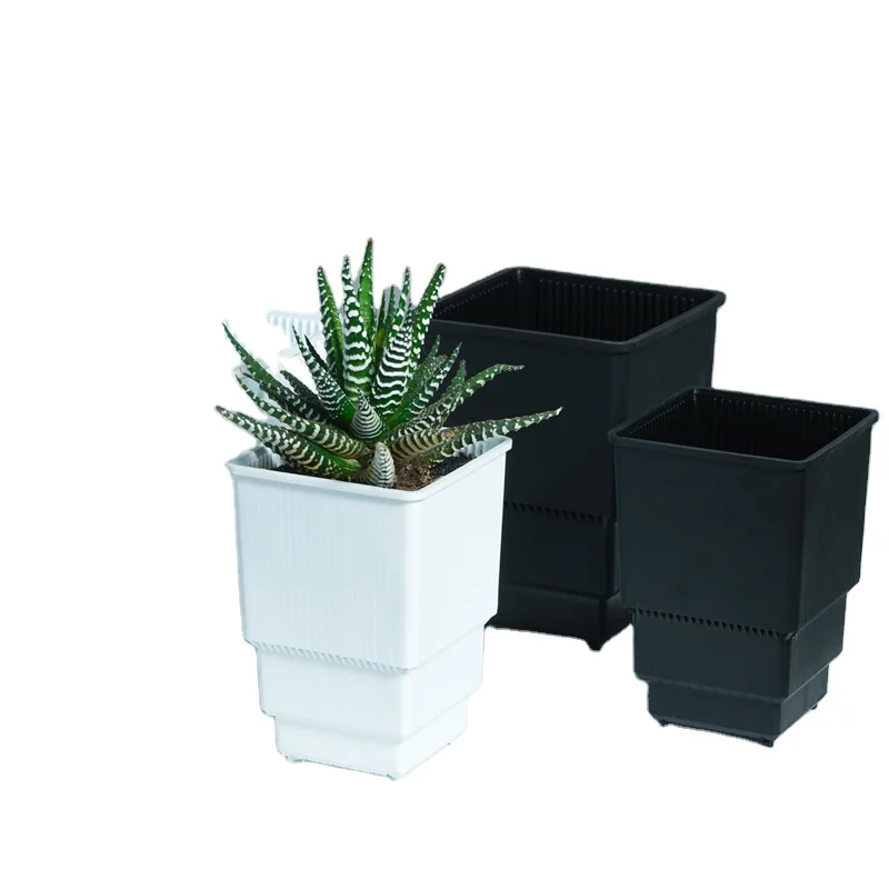 
Meshpot high waist flower pots with tray Succulent Cactus Root Control planter for home garden decor wholesale 