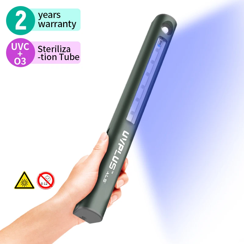 Intelligent Rechargeable UVC OZONE Sterilization Bar