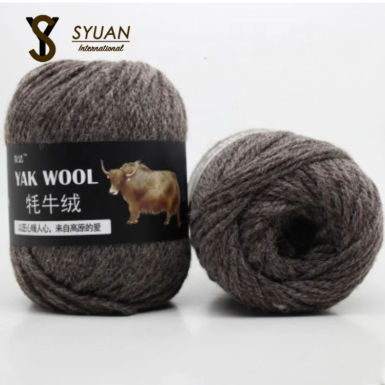 Fine Quality Yak Wool Blended Hand Knitting Yarn,Factory Low Price Fancy Crochet Yarn 100g Per Ball