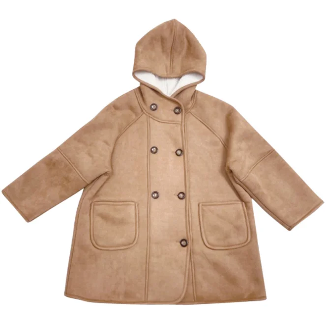 cy10188a korean fashion kids girls princess style winter dress coats new design clothes children