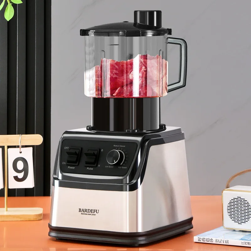BARDEFU 9500w Heavy Duty Commercial Blender 9500W Powerful Blender Smoothie Maker Ice Totally Crushing Useful Kitchen Appliances