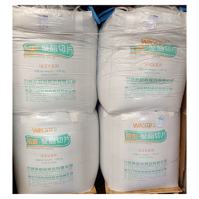 WK-811 WANKAI brand polyethylene terephthalate bottle grade IV 0.79 PET RESIN for water bottle