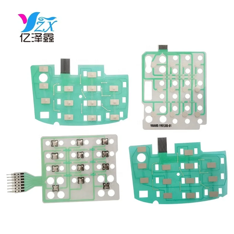 Yizexin Custom PET/FPC Flexible Circuit With 1.0mm Space Connector