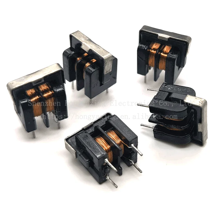 UU9.8/UF9.8 DIP common-mode inductance 40MH filter transformer 7 * 8 pin pitch pure copper wire thick wire direct insertion