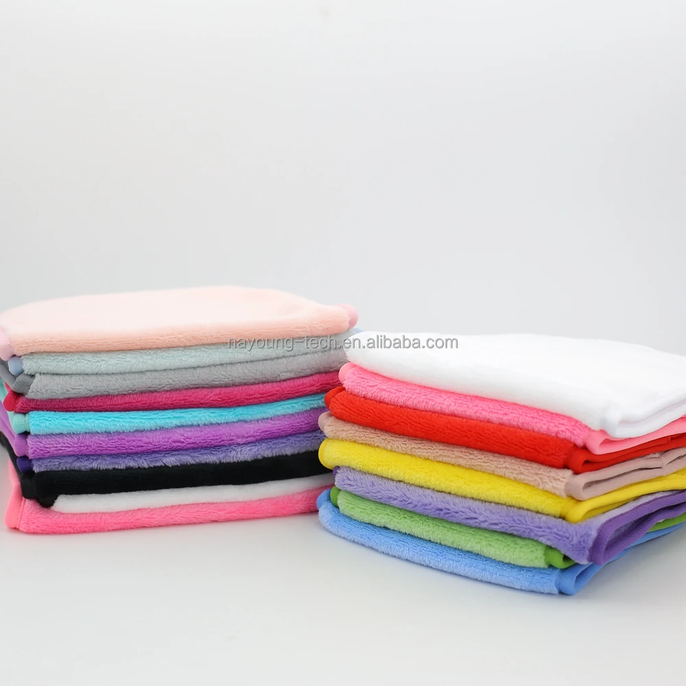 Reusable Square Shape Microfiber Makeup Removal Towel Magical Microfiber Makeup Remover Like Eraser With Customized Logo