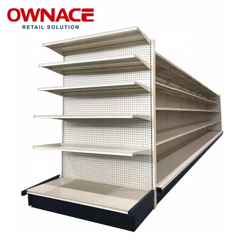 China Factory Double Side Retail Store Shop Gondola Shelving Supermarket Shelves For Retail Store