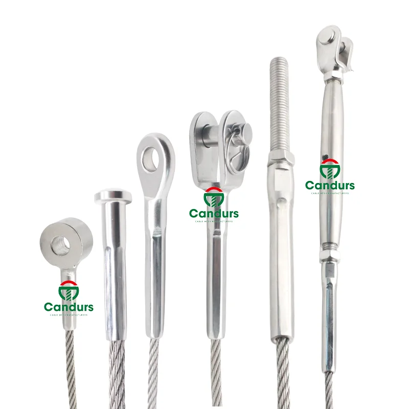 316 кабель из нержавеющей стали, трос в сборе с крючком, вилочным концом