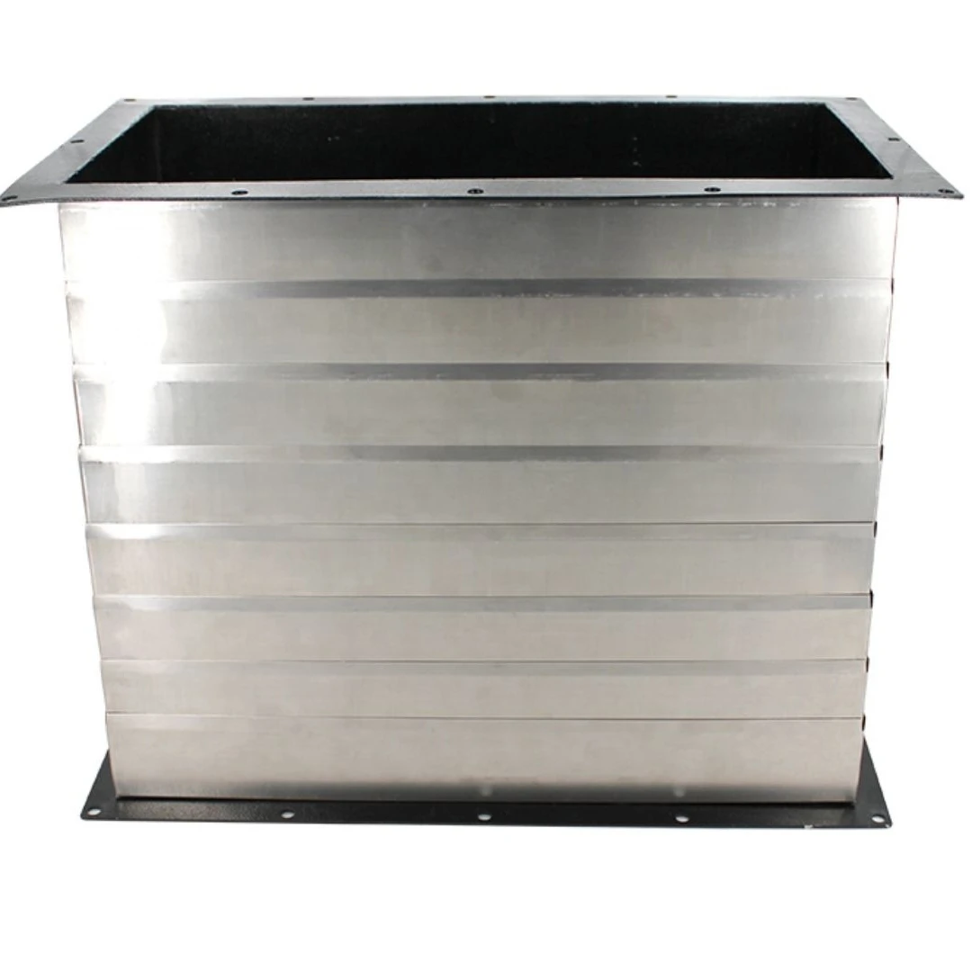 LIONSHELL machine protection Hanland JMFT CNC machine self-extinguish fluid thermic enclosed fold fixed stainless steel lamellas