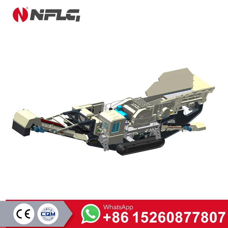 180Tph China Mobile Concrete Primary Jaw Crusher