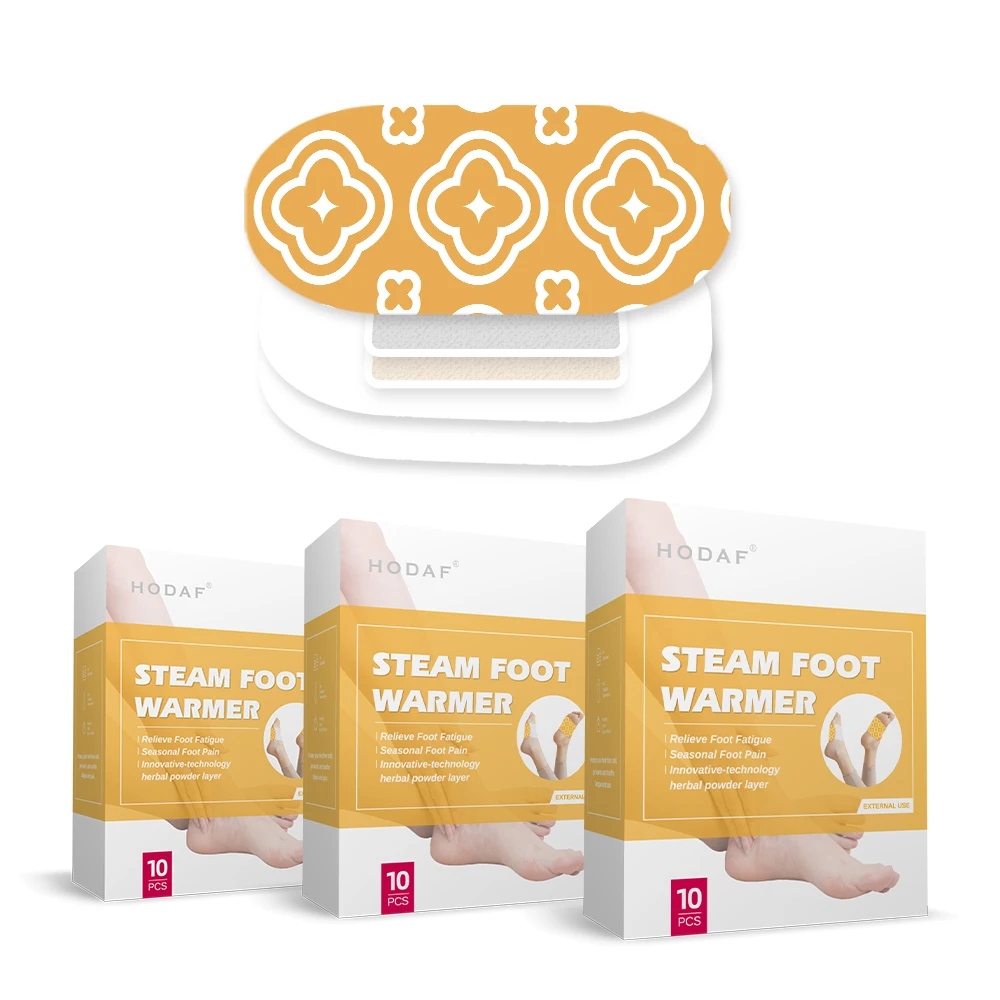 Factory Supply Compress Hot Cold Herbal Steam Foot Warmers Patch