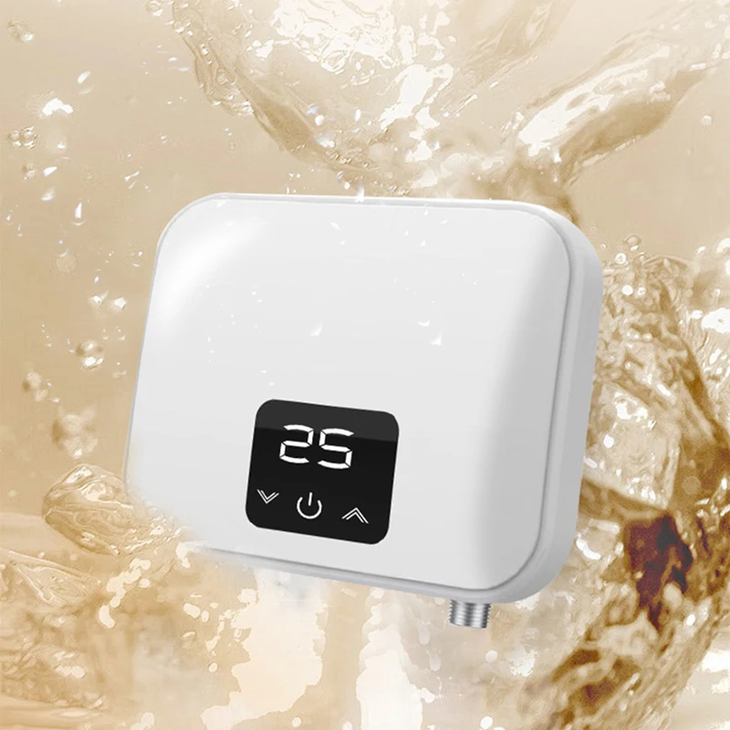 China hot water heater 5.5KW smart induction portable tankless instant electric water heater for bathroom water heater