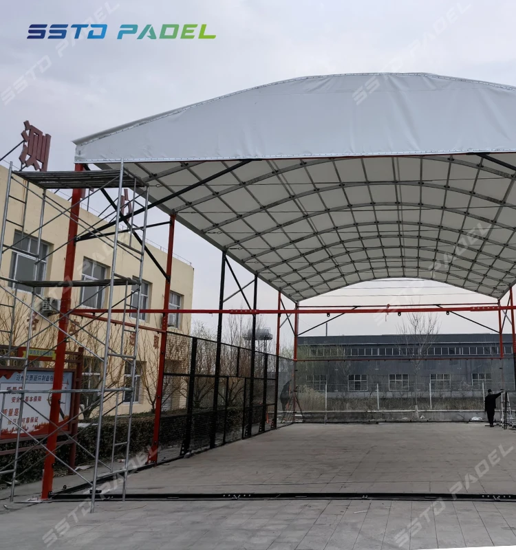 SSTD Padel Court Cover Completed Tennis Court plus Roof Paddle tennis court Ceiling Panoramic Roof