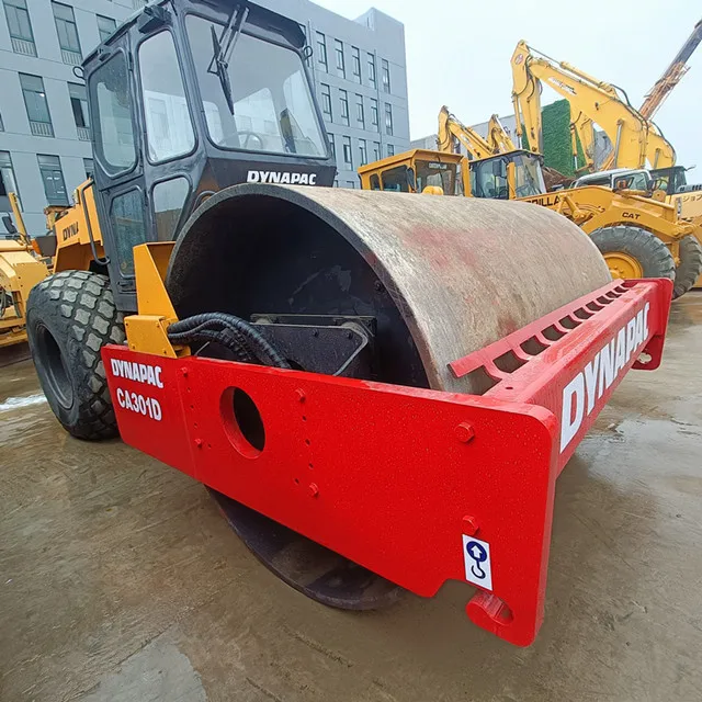 Newly Arrived Used Road Roller Dynapac CA301D Secondhand Compactors Road Leveling Mechanical Engineering Equipment CA301D