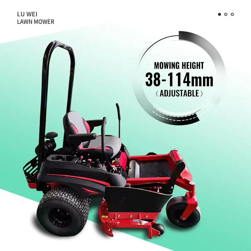 Newest Garden Machine 48inch 50inch 68inch Tractors Gasoline Riding Lawn Mowers Electric Ride on Mower for Sale