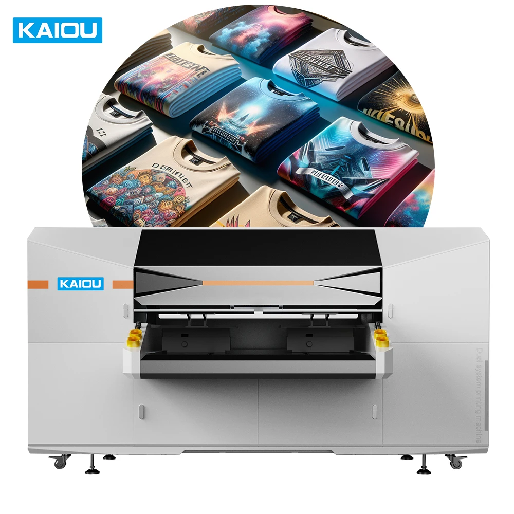 automatic i3200 heads Industrial digital garment printer textile & cotton dtg printing t-shirt printer machine
