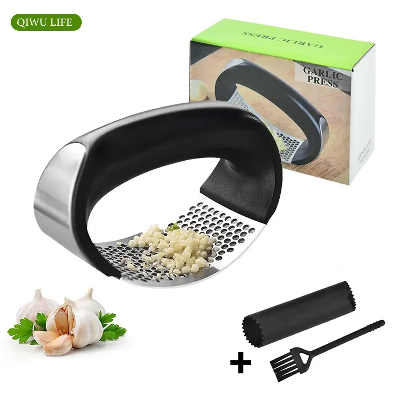 Лидер продаж пресс для чеснока многофункциональный бытовой 430 из нержавеющей стали кухонный гаджет