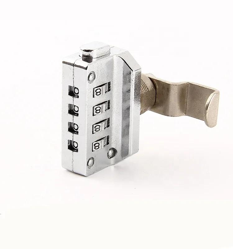 4 digits combination zinc alloy furniture cabinet cam drawer lock