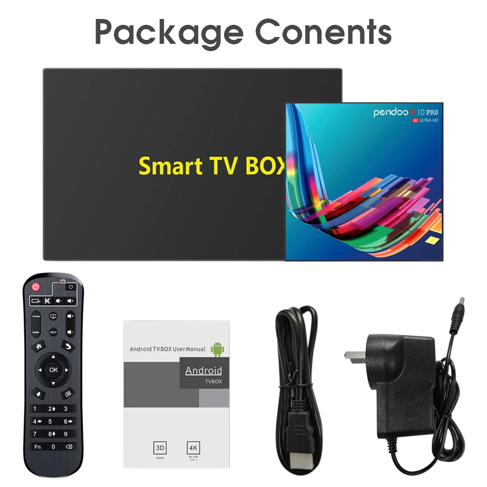 
Best Price High speed HD TV Support 4K Android 4k Pendoo x10 Pro Rk3318 4gb Ram Wholesale Android Full Hd Tv Box 