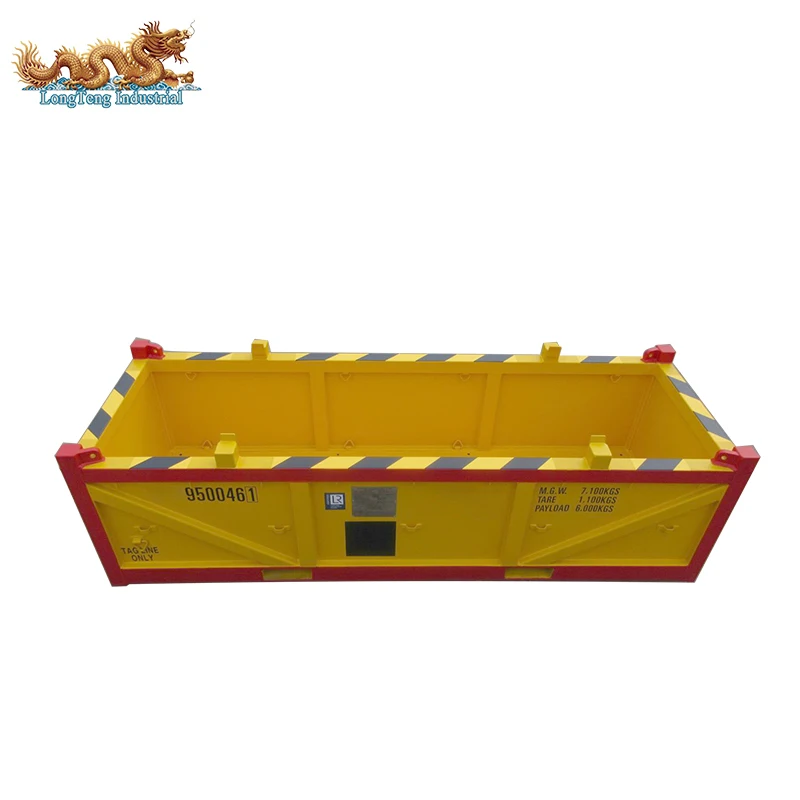 DNV 2 7-1 стандартная 12 футов dnv половинная высота открытая верхняя оффшорная грузовая корзина