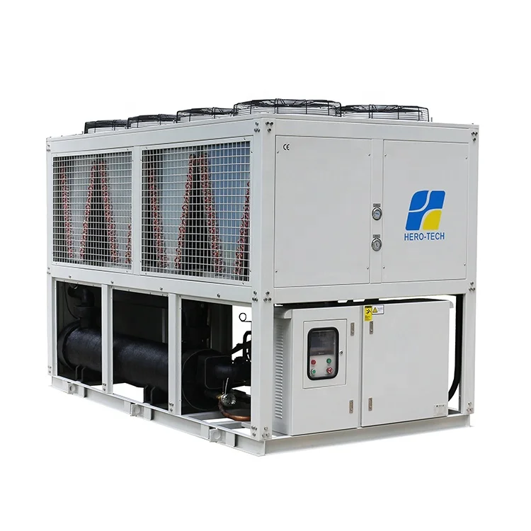 
Винтовой охладитель с воздушным охлаждением мощностью 250 кВт для системы центрального воздушного охлаждения 