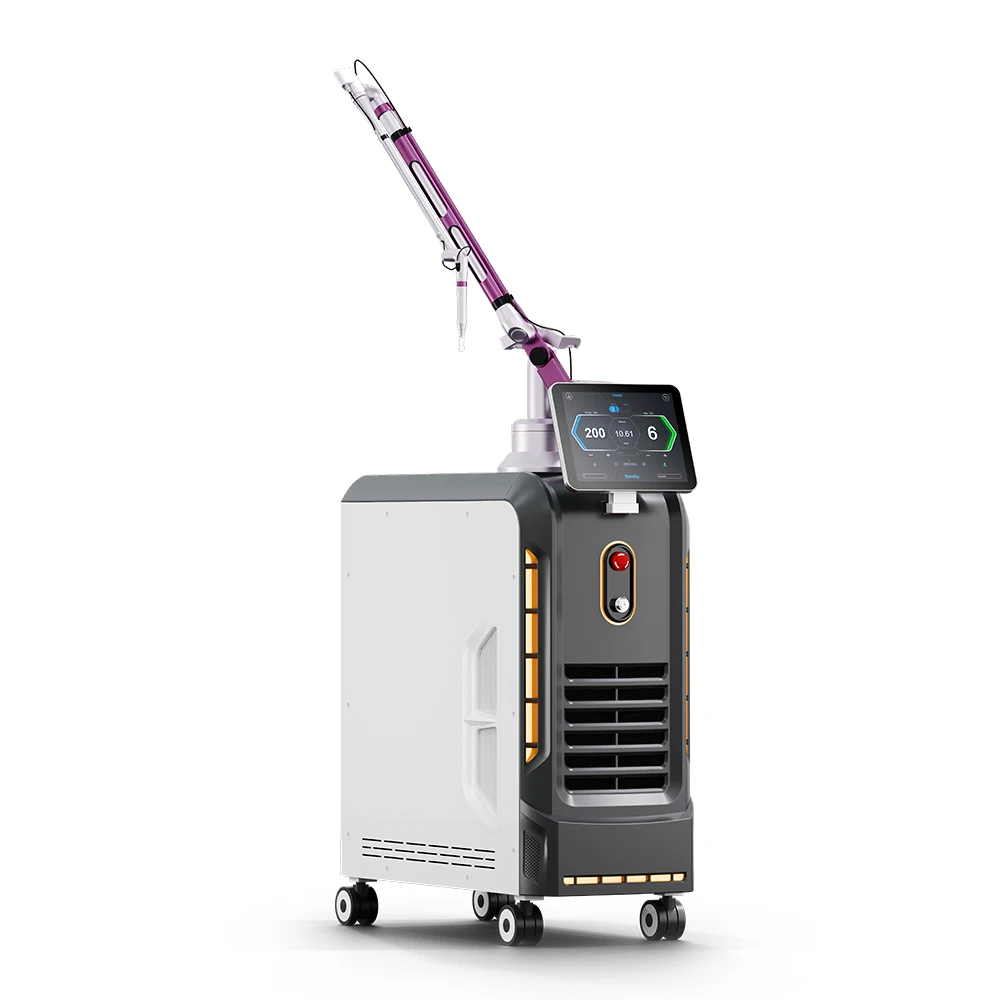 Lefis Long Pulse 1-10Hz Adjustable Picosecond 1064 532 755 585 650 Q-Switch Nd Yag Pico Laser Machine Tattoo Removal Remover