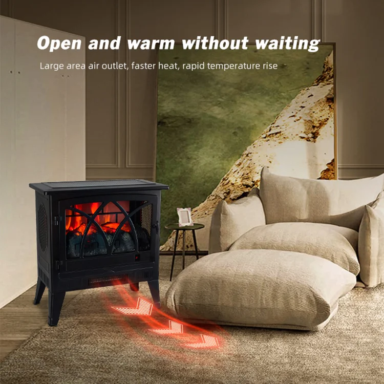 Wholesale Cheap Indoor Decor Flame 1400w Electric Fireplaces Heater