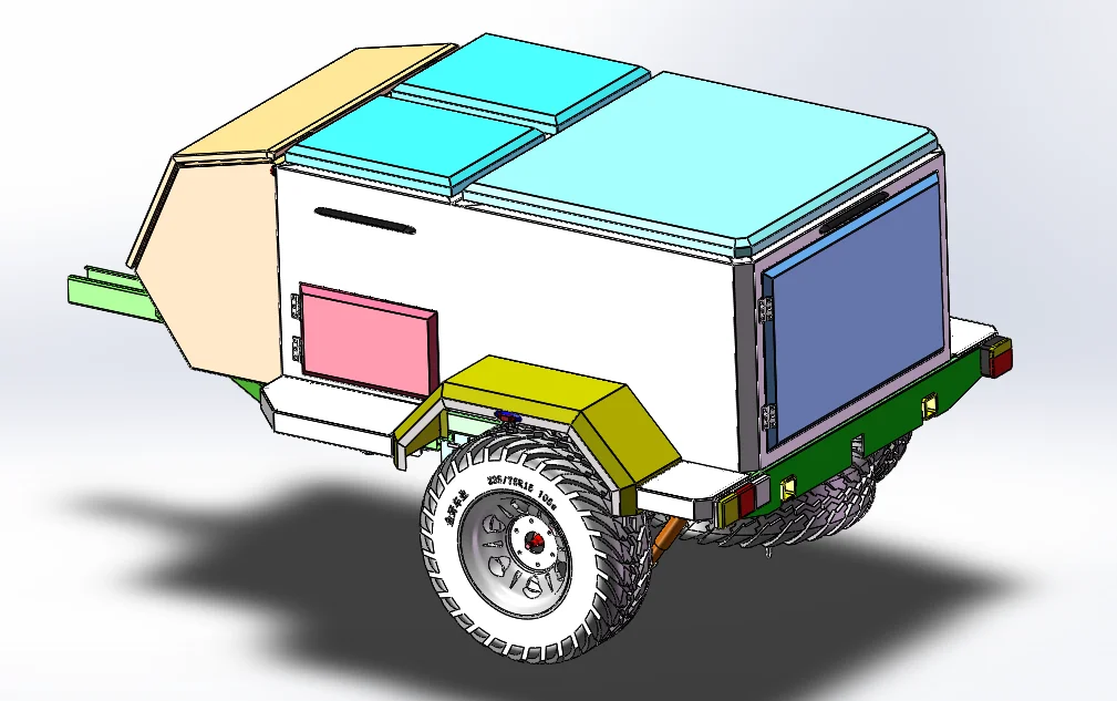Factory price high quality off-road EU AUSTRALIA USA best selling overland mini camper trailer