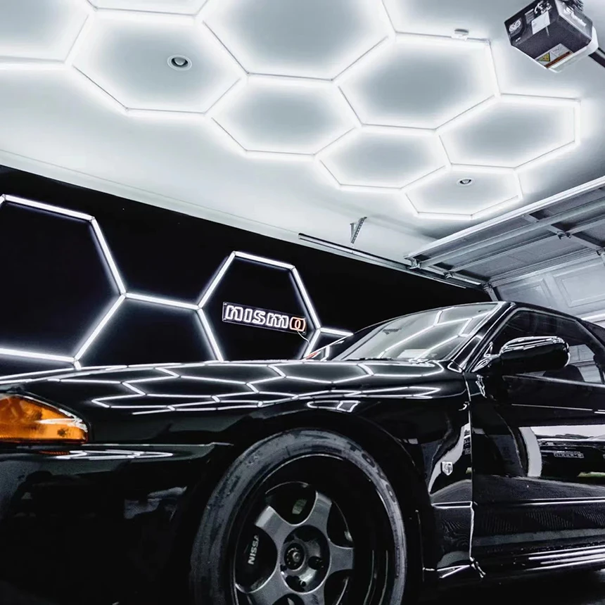 DIY Car Detailing smart led hexagon wall lights for garage light octagon Gaming Led Lights