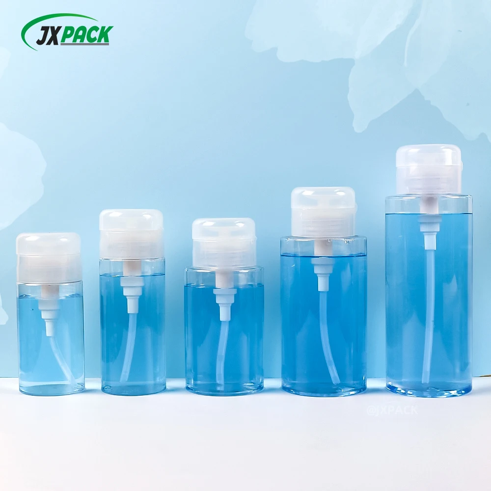60ml 80ml 100ml Makeup Remover Water Pressing Bottle Travel Push Down Empty Pump Container Bottle Makeup Dispensers Bottle