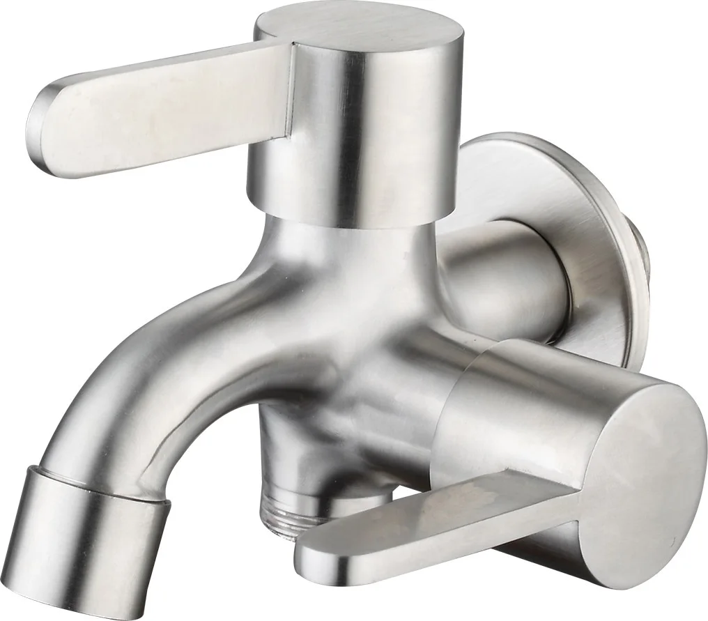 Cheap price commercial 304ss water tap High-grade foot faucets flow adjustable basin faucet