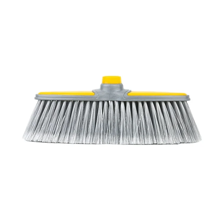 Wholesale  Indoor Plastic Broom Head with TPR Bumper  for Home Cleaning for All Floor sweeping broom brush dust for home