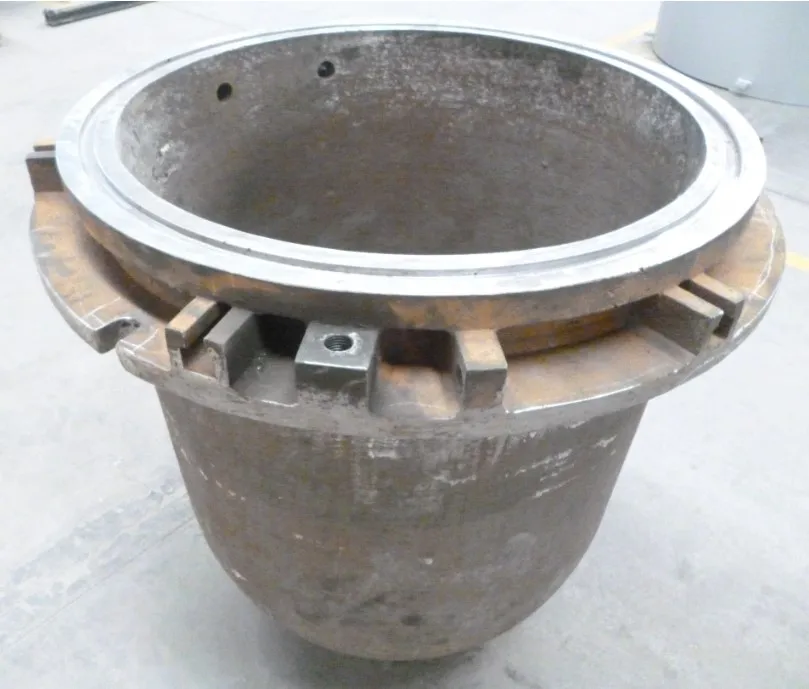 Long life Graphite Crucible for melting furnace