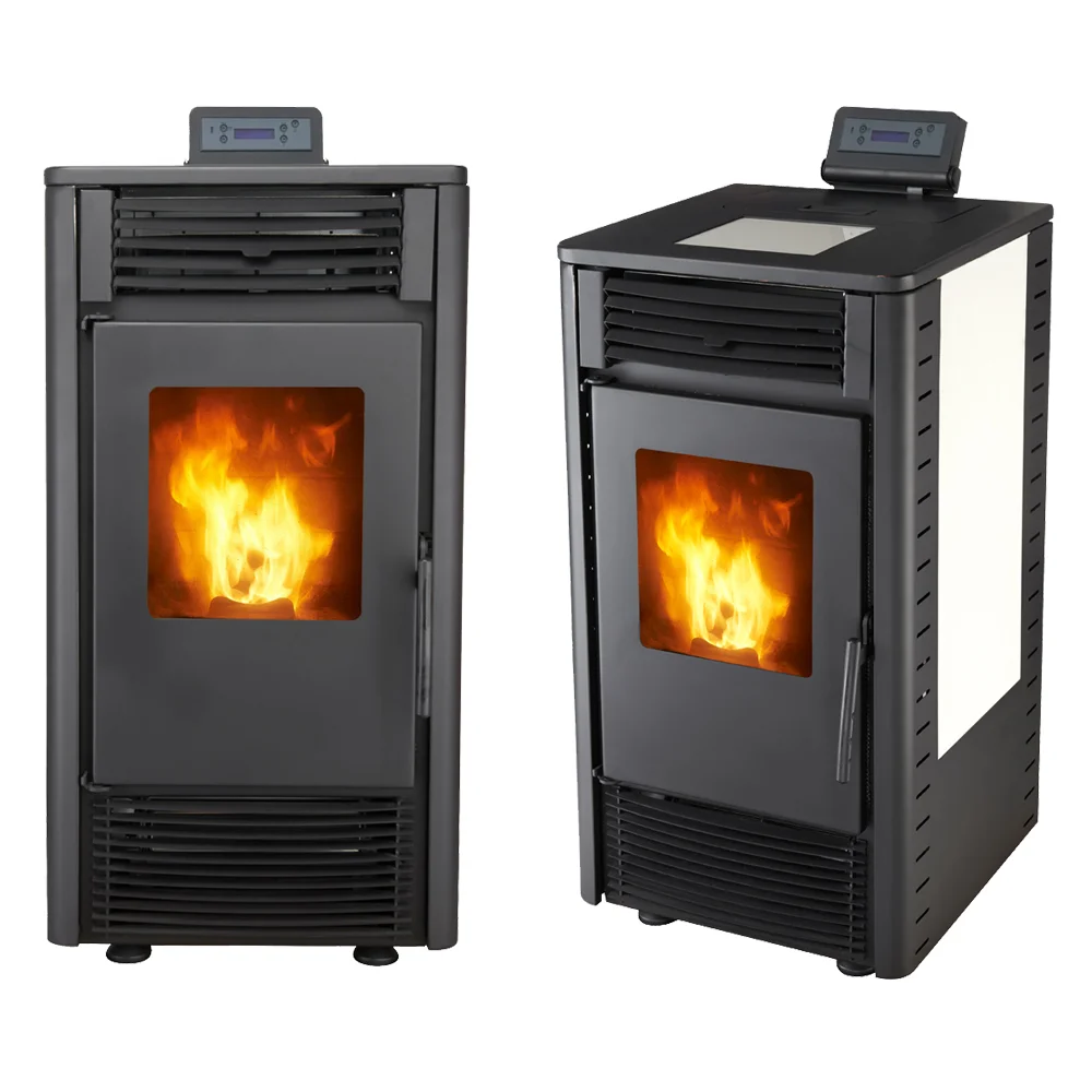 Italian Home Heating Equipment 9kw Wood Biomass Pellet Stove Room Fire Heater Fireplace Burner