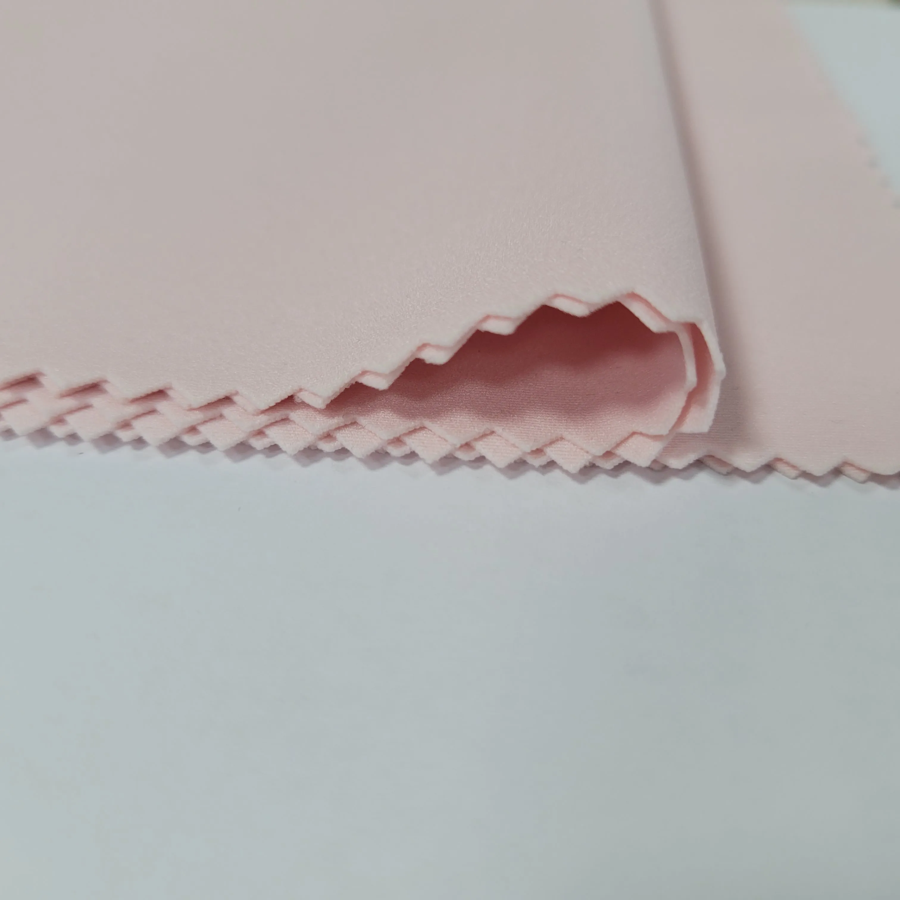 
High quality high elastic Interlining fabrics nylon 65% spandex 35% knitted fabric for yoga pants leggings 