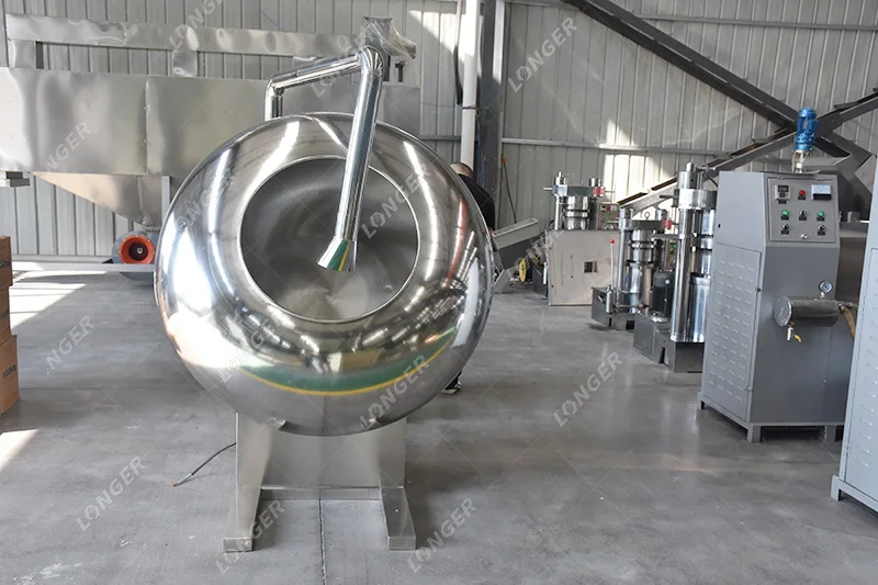 Peanut Coating Machine|Fried Flour-coated Peanut Making Mechanism|Automatic Sugar Fishskin Peanut Coated Machine