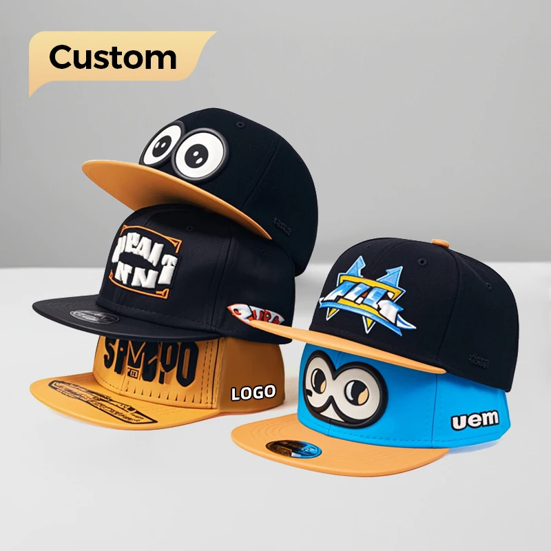 2024 New Design Chinese Factory Adjustable Men Boys Fashion Custom Logo Professional Running Sports Snapback Caps
