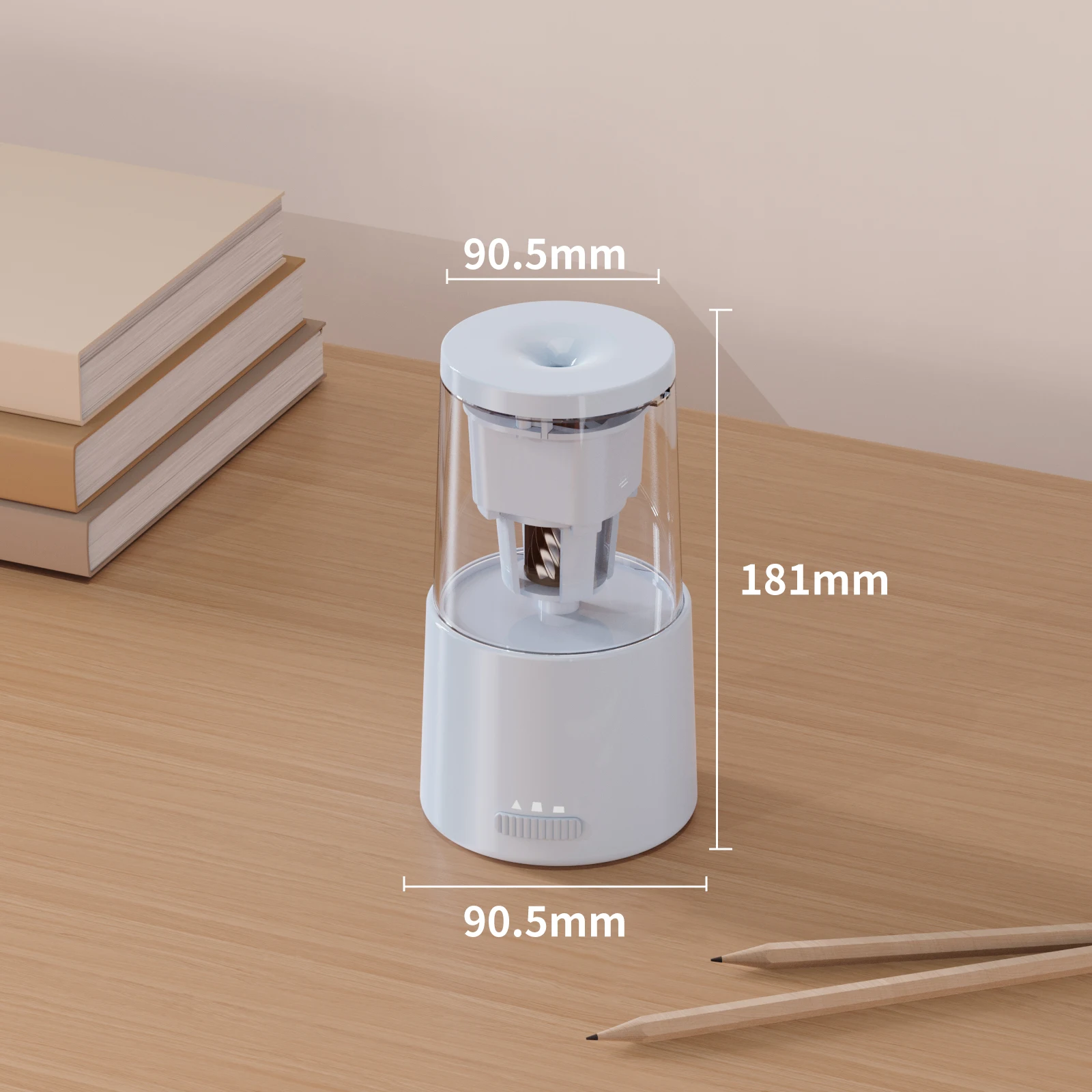 Rechargeable Battery Powered Pencil Sharpeners for 6-8mm Colored Electric Pencil Sharpener