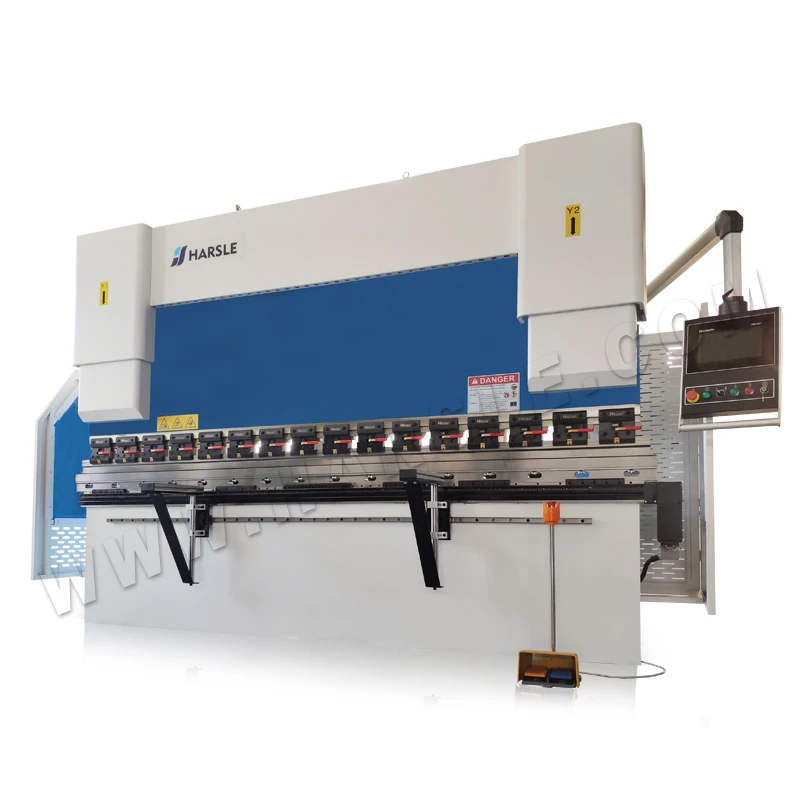 HARSLE DELEM DA53T 2D 4 Axis CNC Press Brake Graphical Controller Carbon Italy Servo Marketing Copper Metal Steel Key