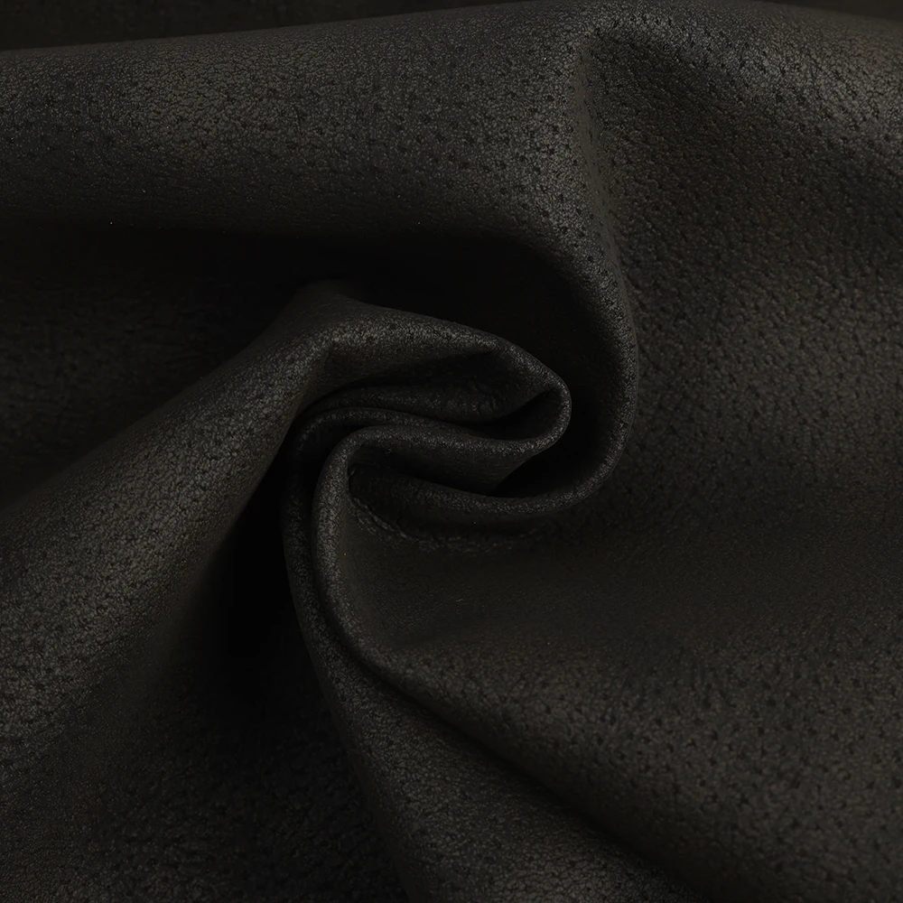 Factory direct sales pig skin pattern clothing artificial synthetic leather mens jackets suede microfiber leather