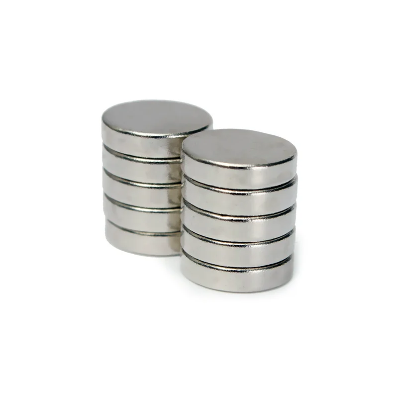 D10mm D12mm D15mm D18mm D20mm N35-N52 strong disc neodymium magnet with low price