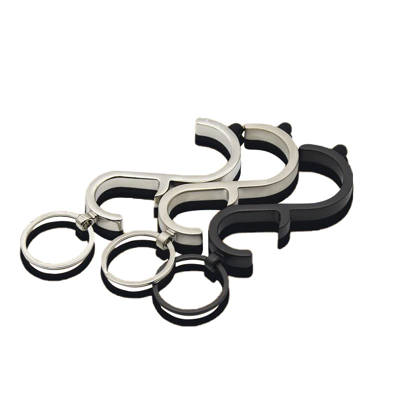 Zhongshan Oneway Brass Zinc Alloy No Touch No Contact Hands Free Edc Door Opener Keychain