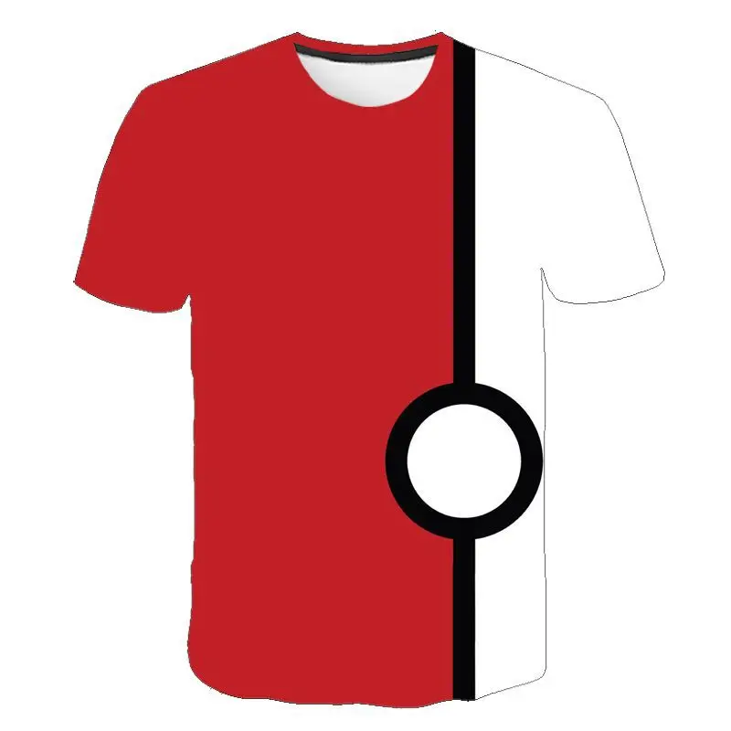 Fitspi Anime Printed T-shirt Dropshipping Digital Sublimation Printed T Shirt Custom Shirts Supplier From China