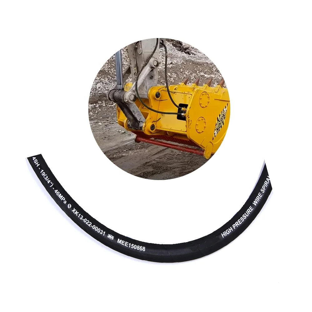 4 Or 6 Reinforced Layer Steel Wire Spiraled Pipe SAE 100 R15/R13 Hydraulic Hose