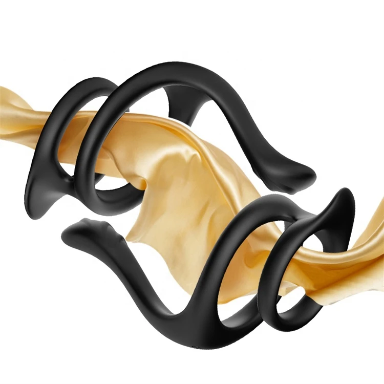 O-ring Latch Lock Penis Cock Ring Silicone Dual Ring Mens Cock Sex Toys Penis