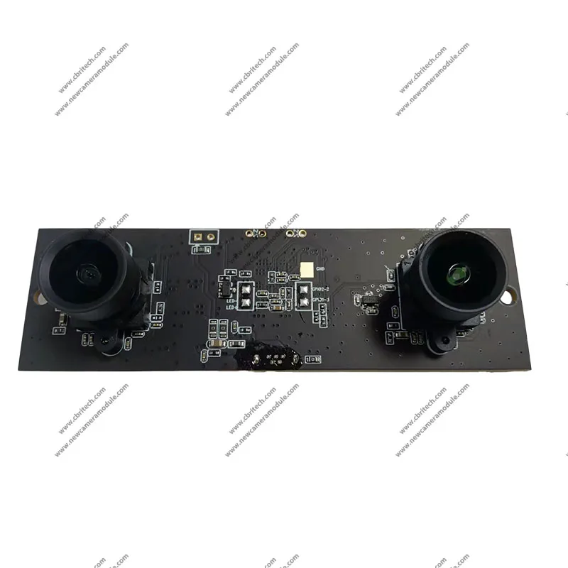 1080P 2mp cmos sensor binocular camera module USB UVC HD 3D face recognition with night vision infrared light