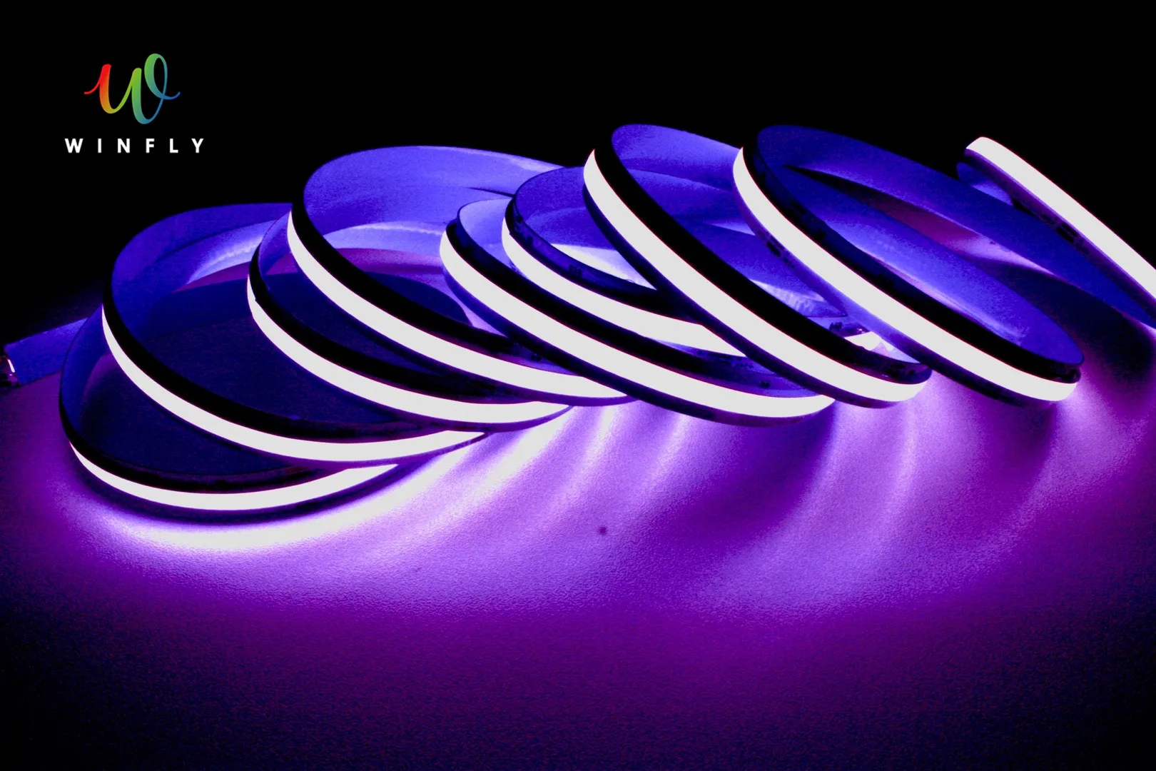 
High Quality Price Search Lights COB Rgb Led Strip Set 24V 5M Neon Led Strip Factory For Sale Blue Yellow Flexible lights 