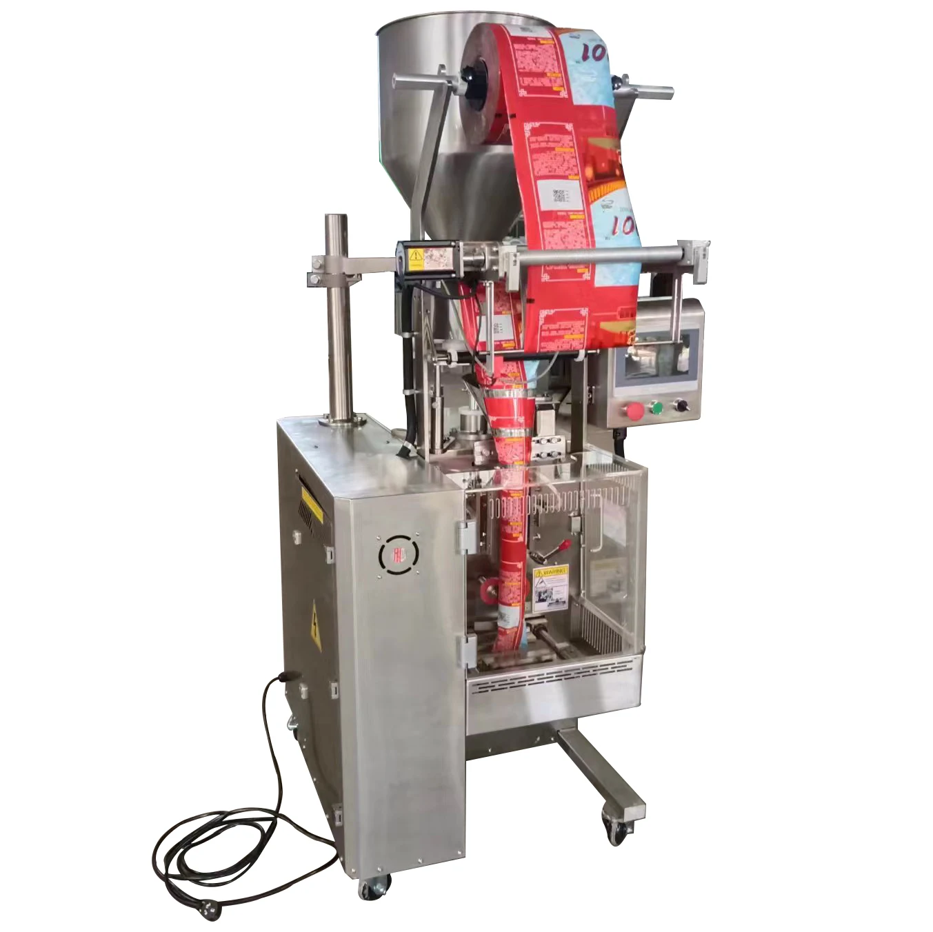 High Quality Automatic Puffed Snack Food Packaging Machine Vertical Popcorn Filling Packing Machine