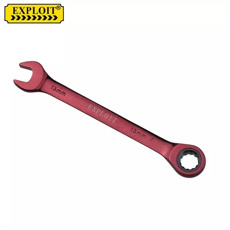 Professional Heavy Duty Household Open End Wrench Tools Portable Colorful Ratchet Socket Wrench Set